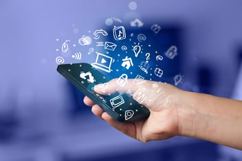 Cell phone and symbols